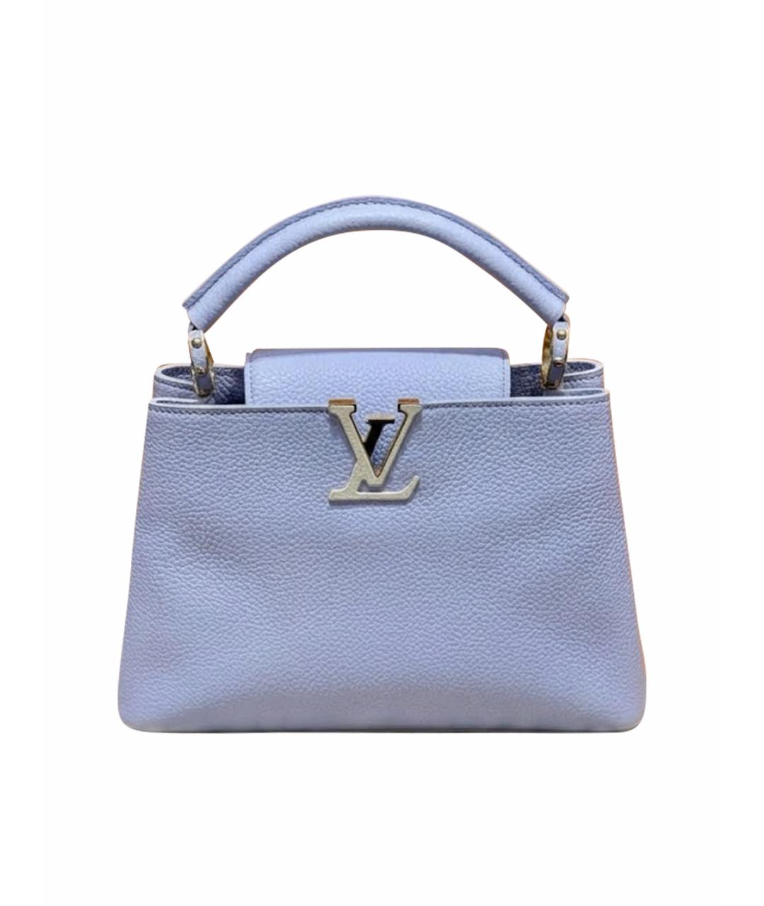 LOUIS VUITTON Фиолетовая кожаная сумка тоут, фото 1