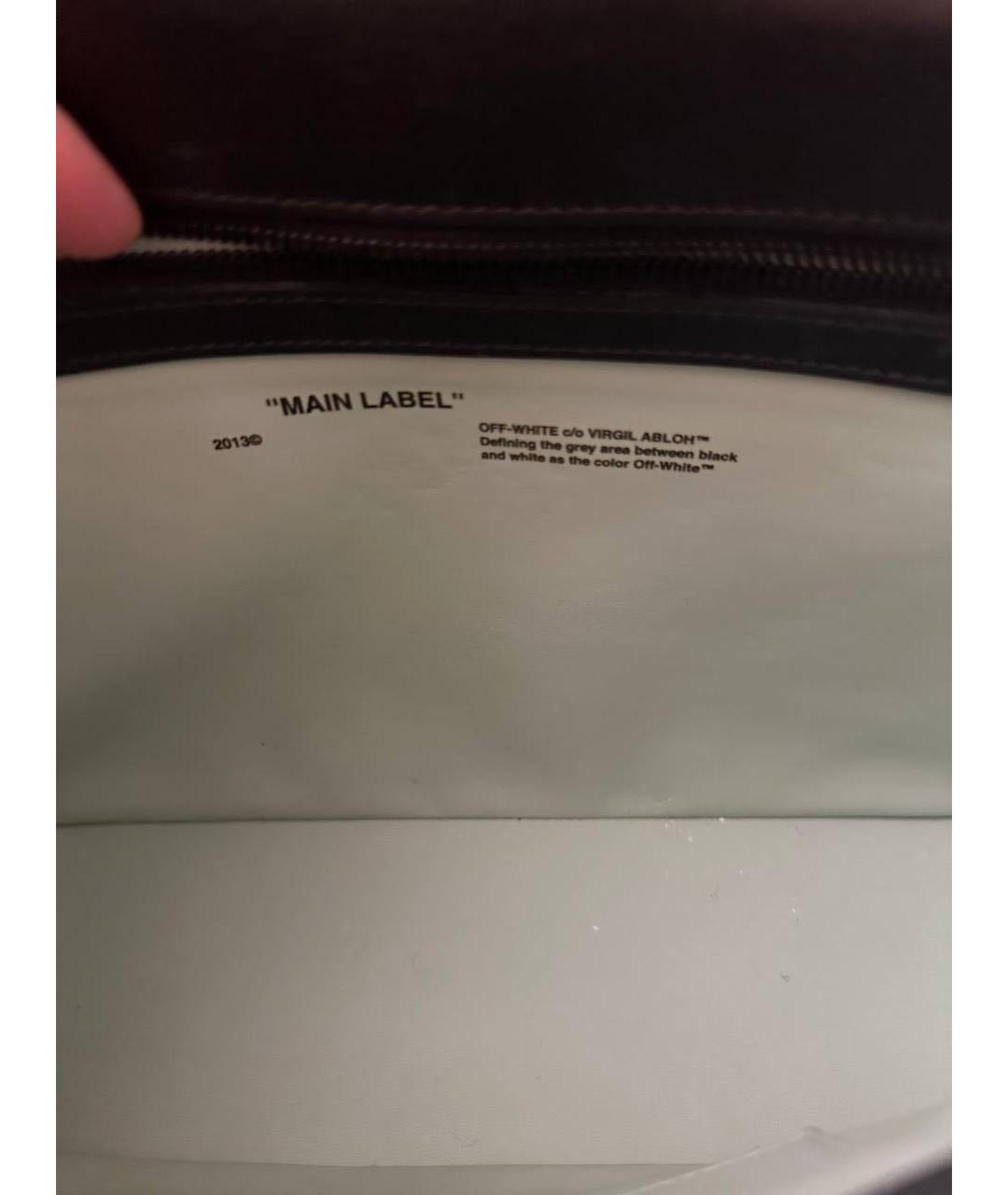 OFF-WHITE Черная сумка через плечо, фото 7