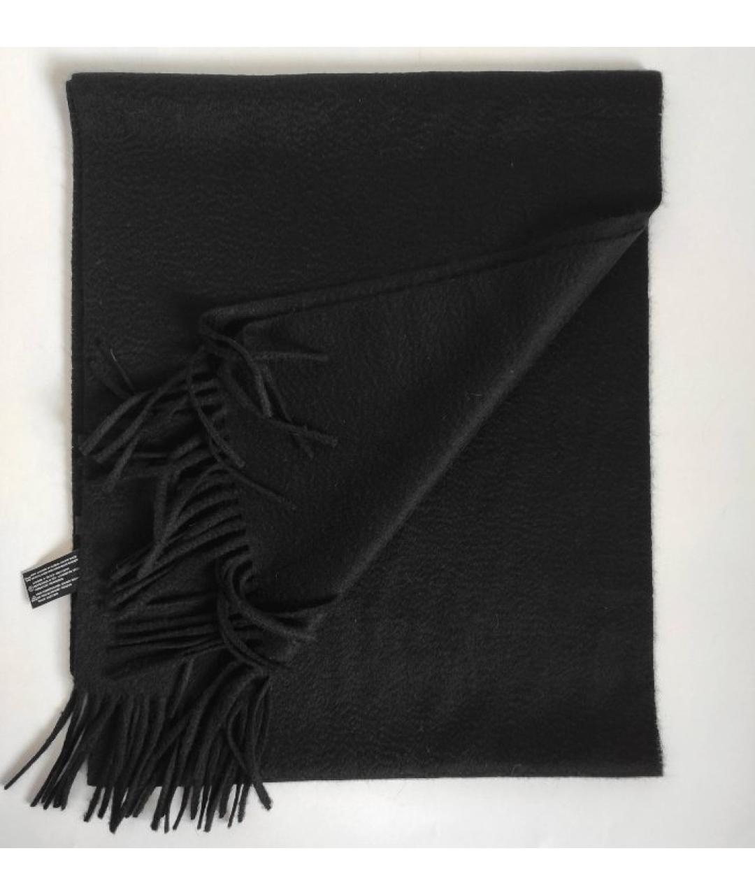 VERSACE Черный кашемировый шарф, фото 2