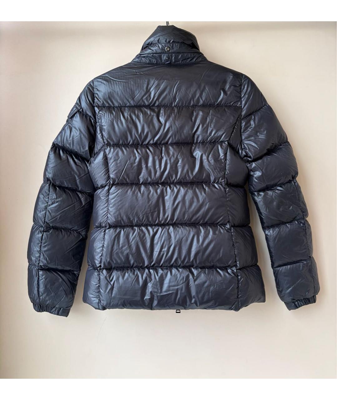 MONCLER Черная полиамидовая куртка, фото 3