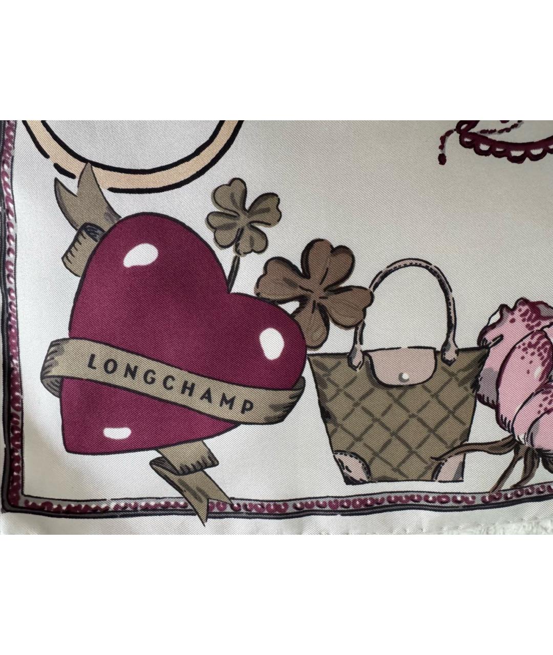 LONGCHAMP Мульти шелковый платок, фото 2