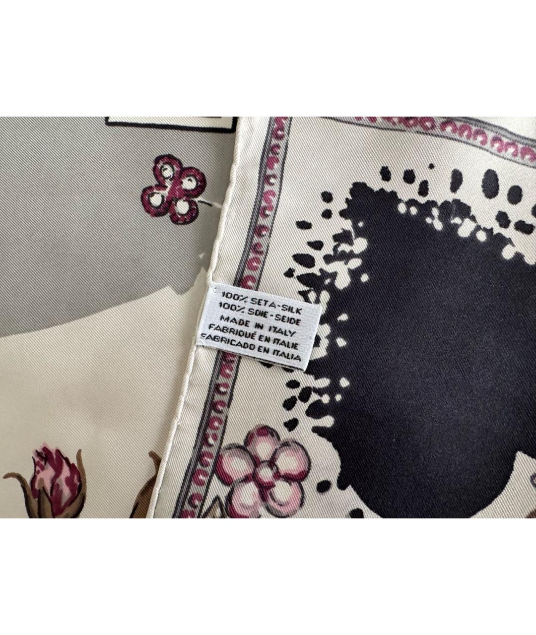 LONGCHAMP Мульти шелковый платок, фото 3