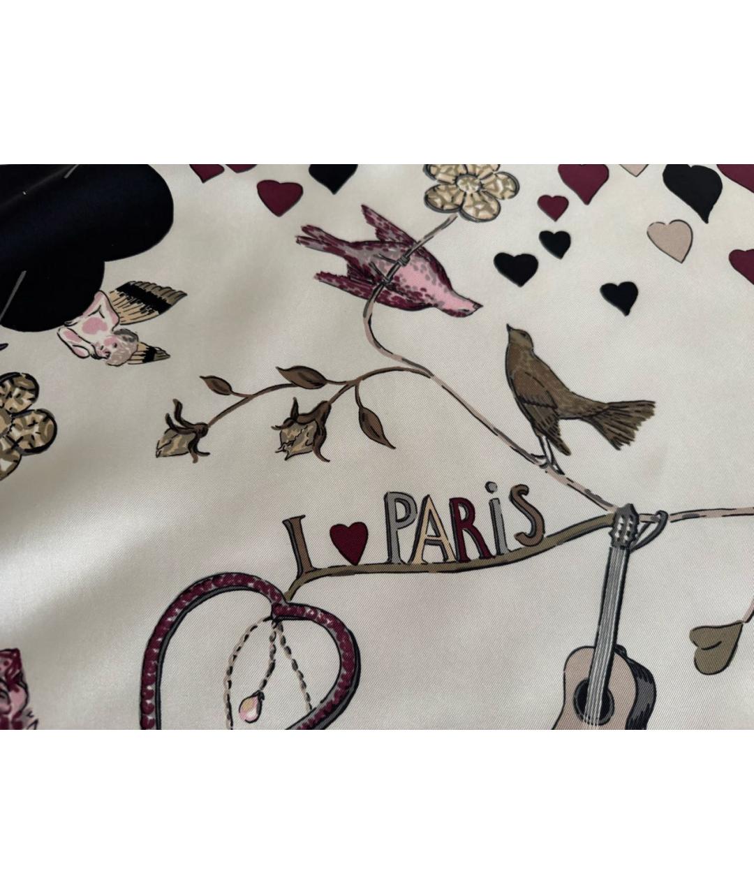 LONGCHAMP Мульти шелковый платок, фото 5