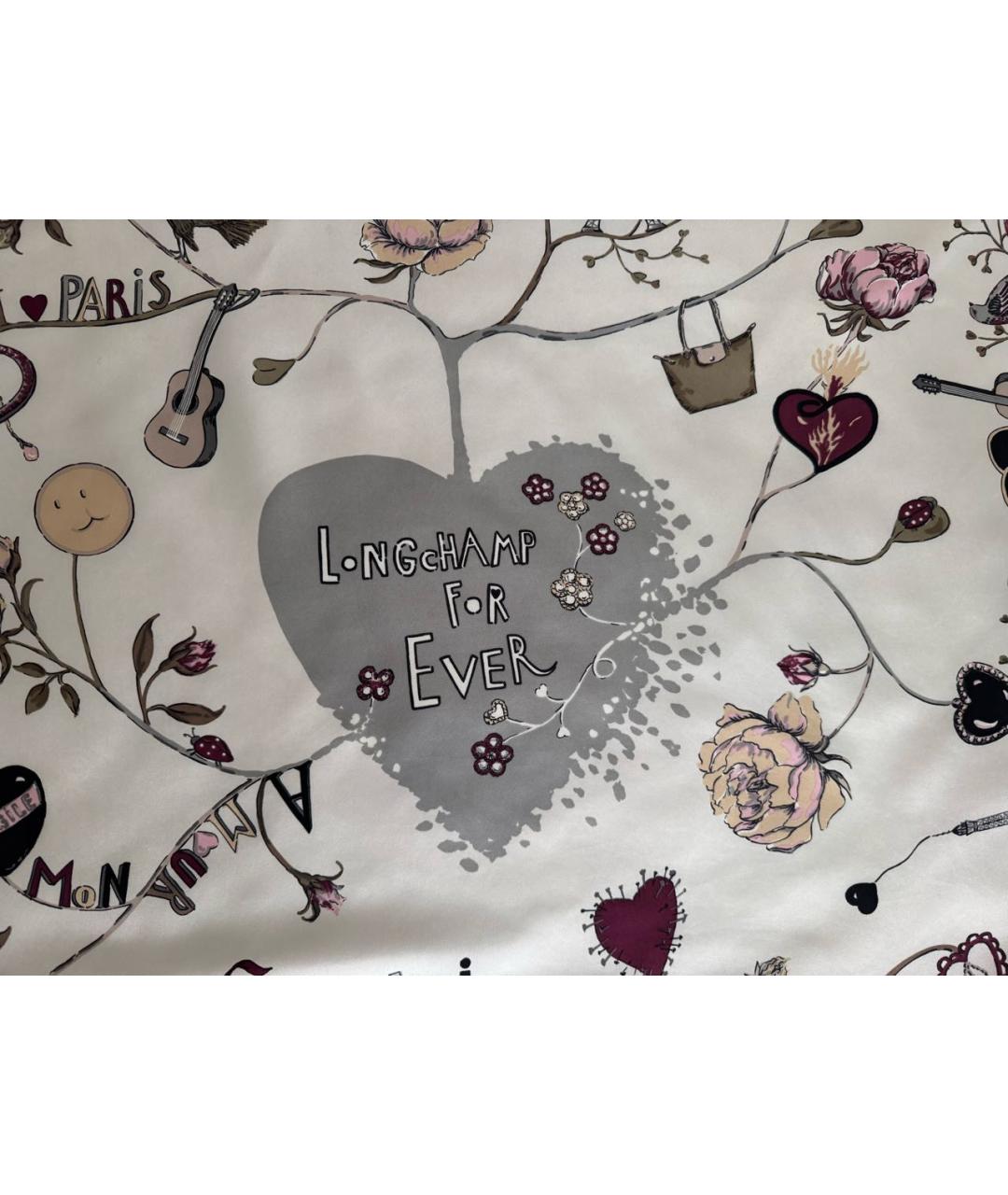 LONGCHAMP Мульти шелковый платок, фото 4