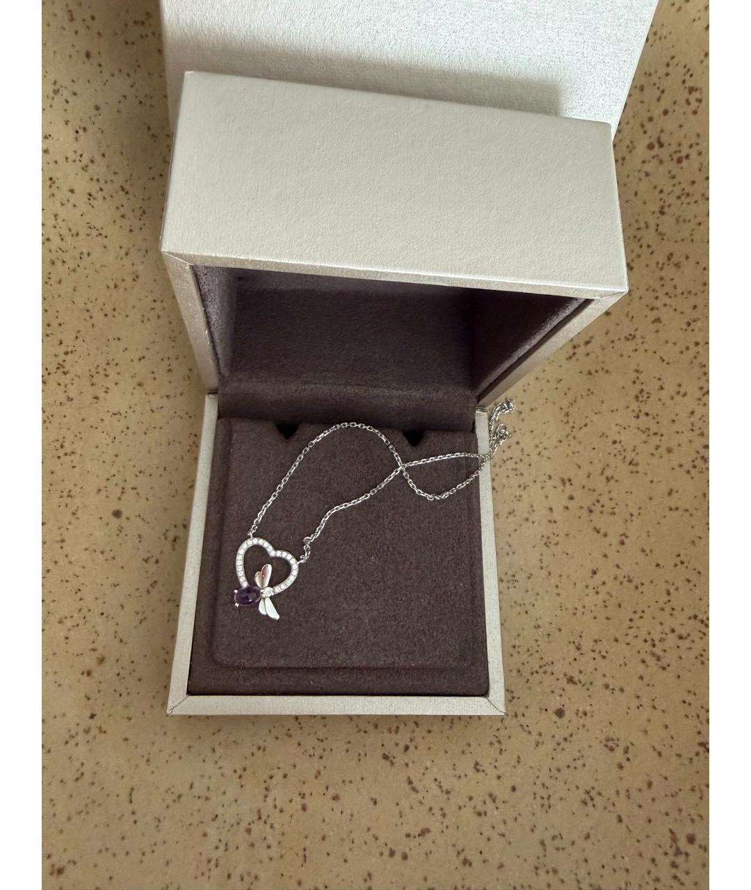 CHAUMET Фиолетовое колье из белого золота, фото 4