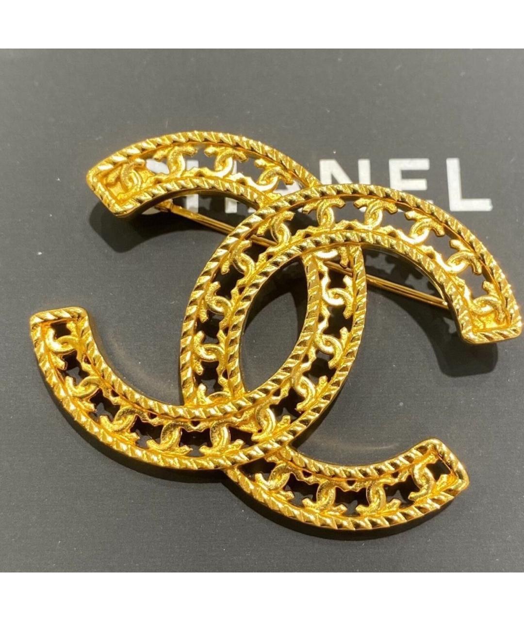 CHANEL Золотая булавка / брошь, фото 3