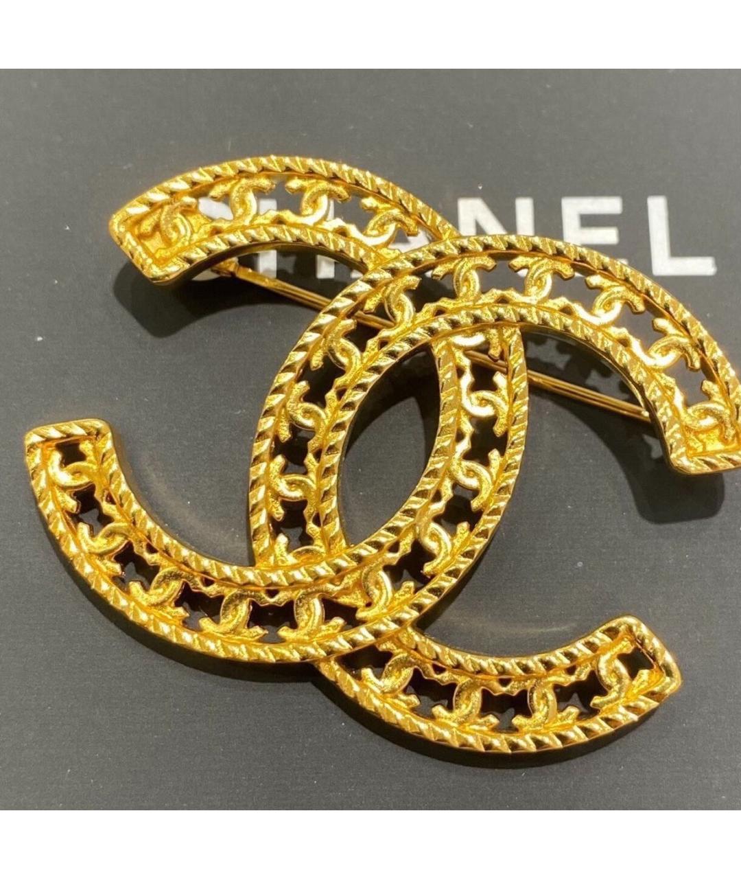 CHANEL Золотая булавка / брошь, фото 2
