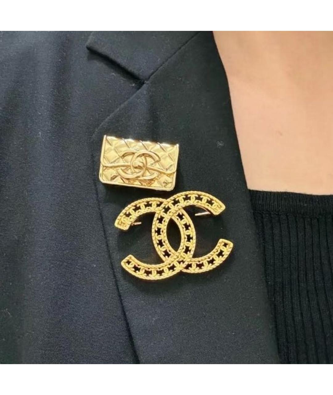CHANEL Золотая булавка / брошь, фото 6