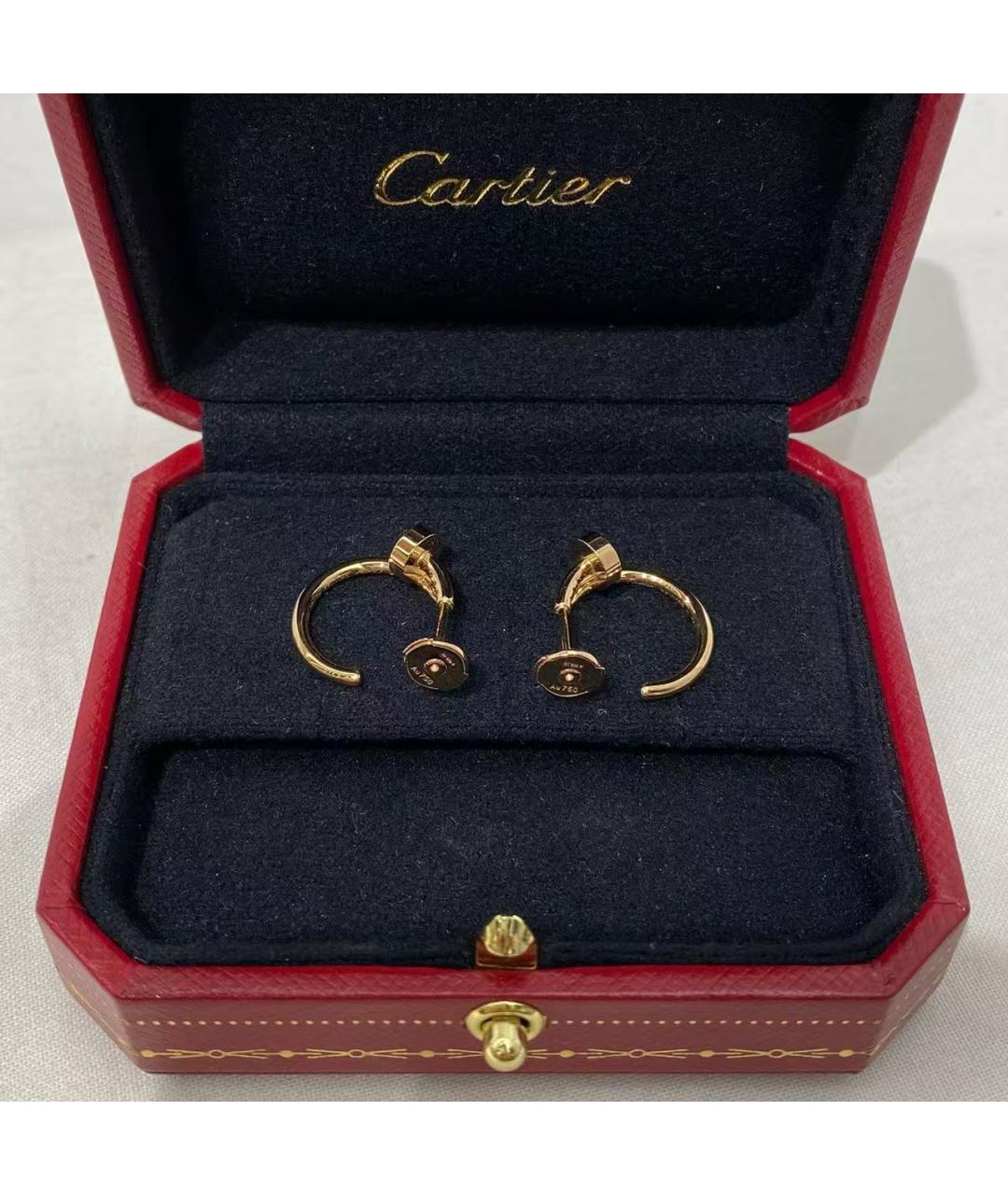 CARTIER Золотые серьги из розового золота, фото 5
