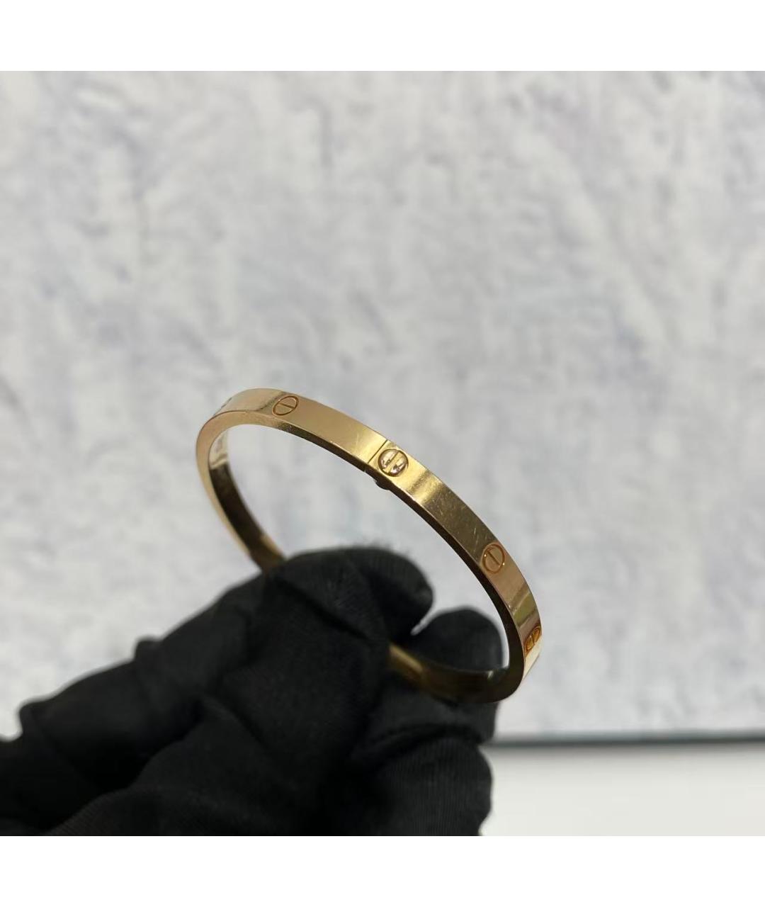 CARTIER Золотой браслет из желтого золота, фото 4