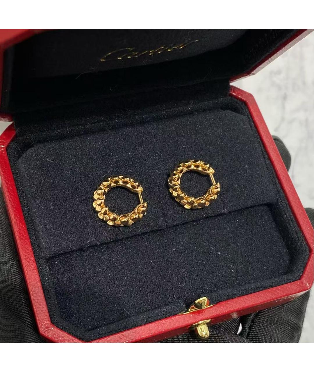CARTIER Золотые серьги из розового золота, фото 4