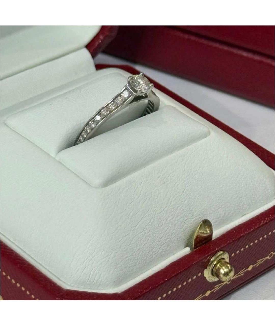 CARTIER Серебряное платиновое кольцо, фото 3