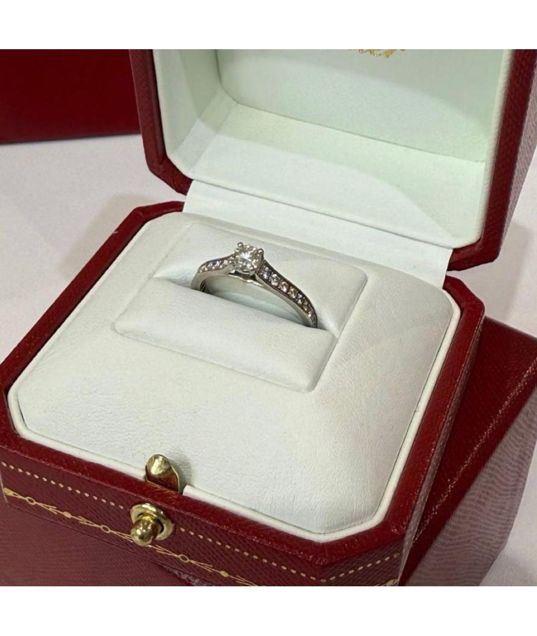 CARTIER Серебряное платиновое кольцо, фото 2