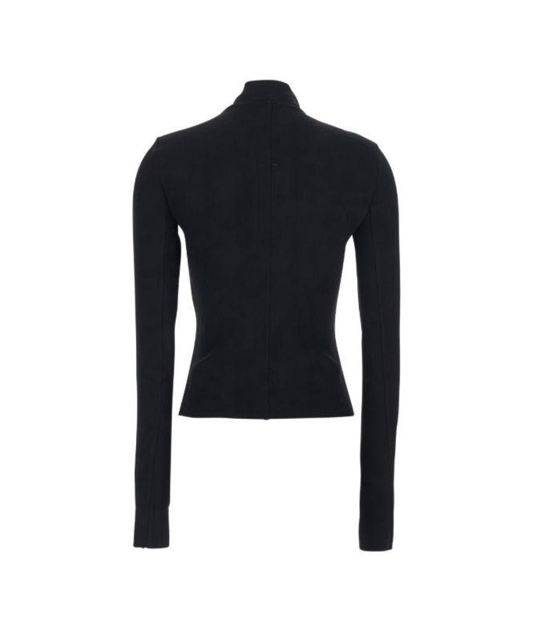 RICK OWENS Черная вискозная спортивная куртка, фото 2