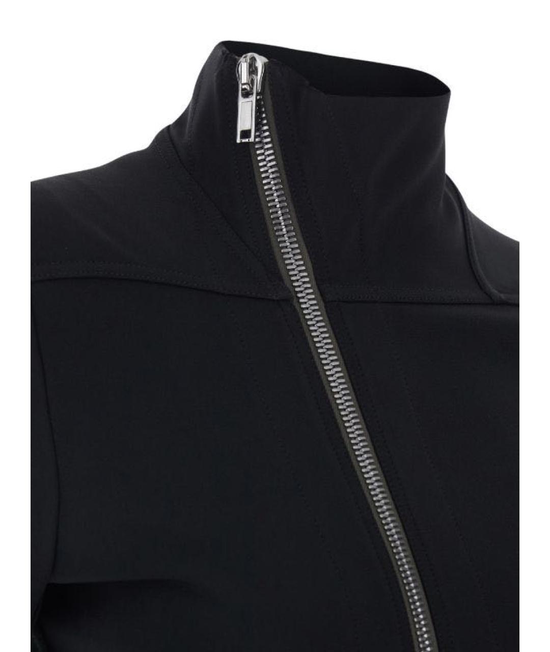 RICK OWENS Черная вискозная спортивная куртка, фото 3