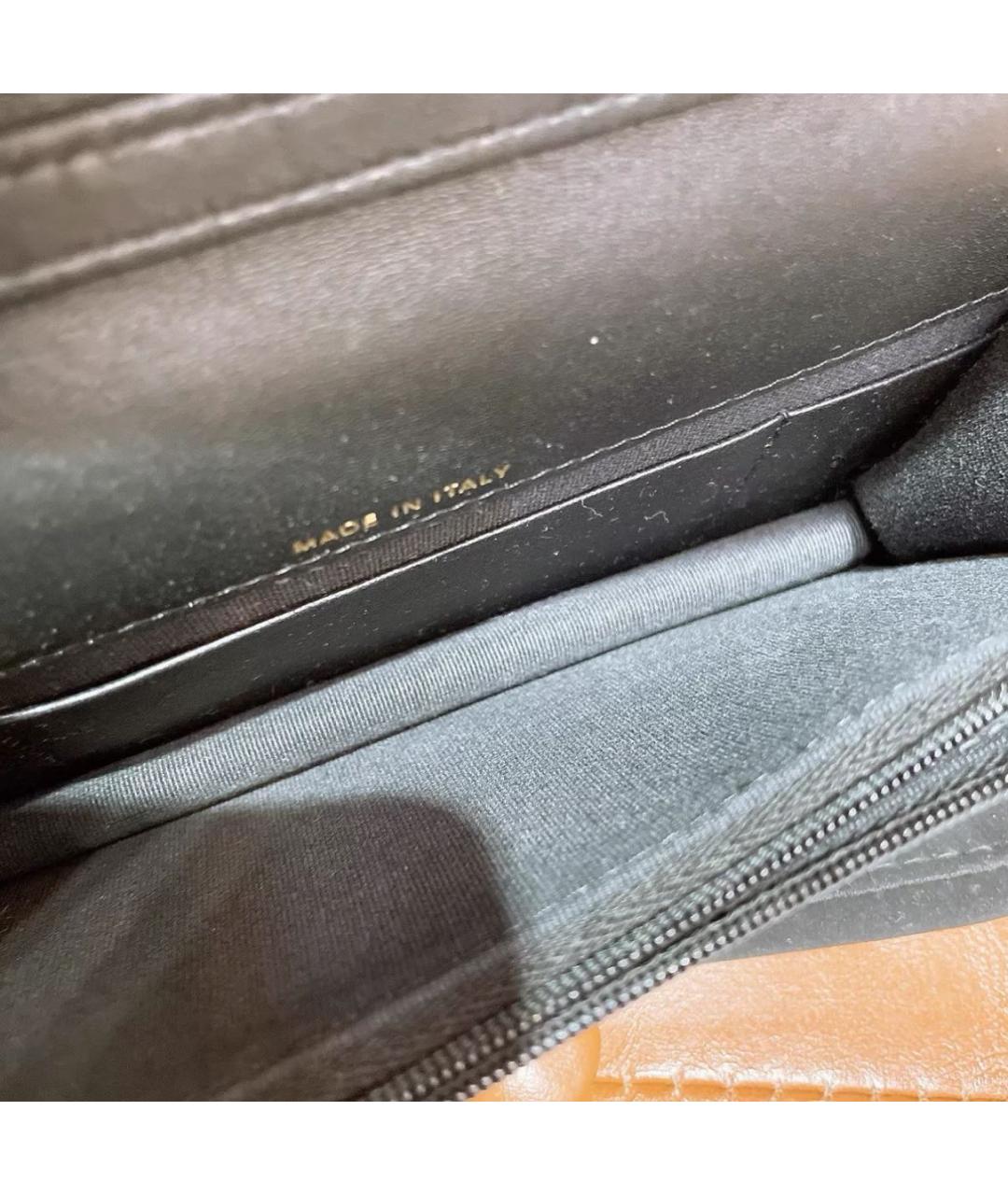 CHANEL Черная кожаная сумка через плечо, фото 7