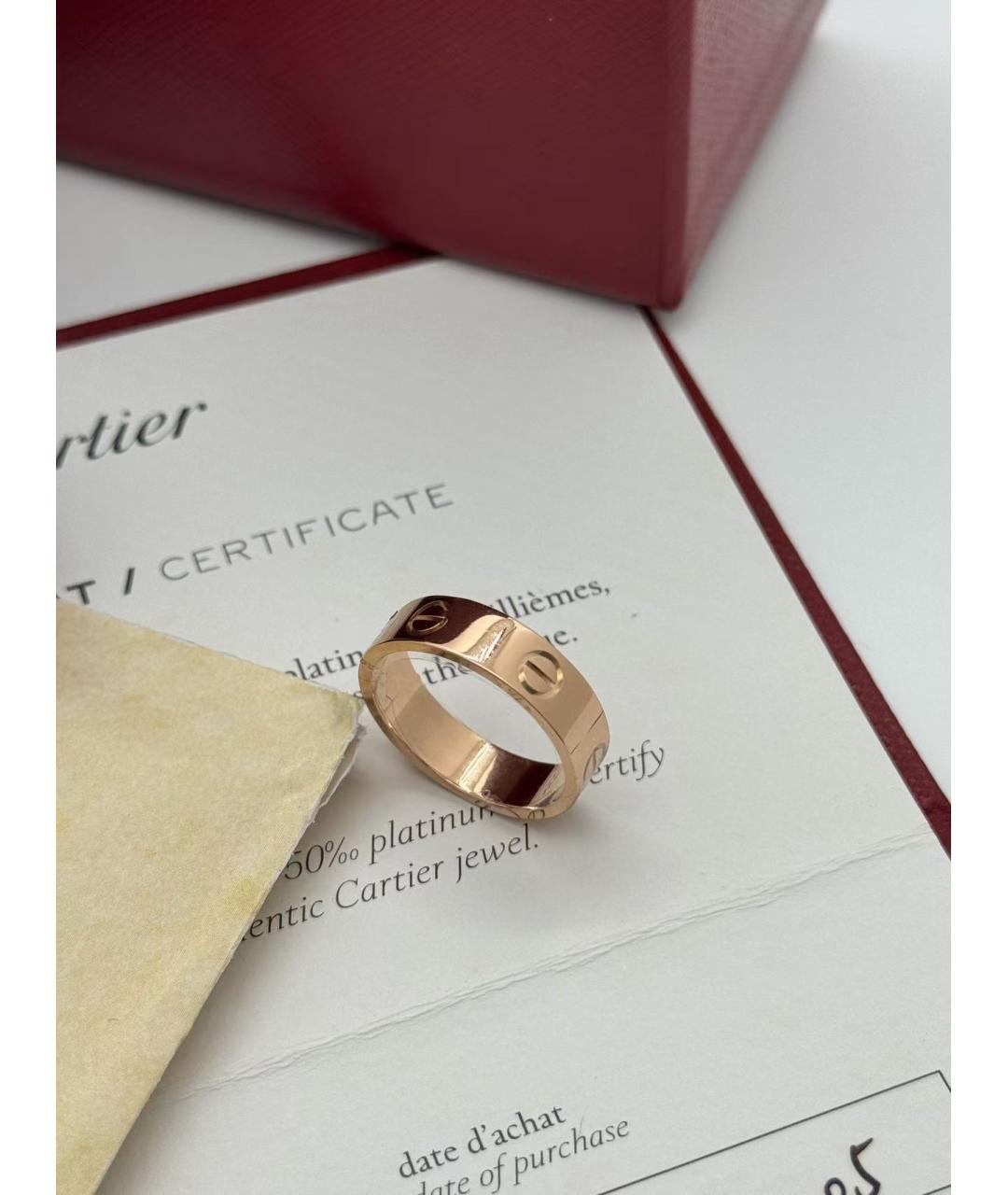 CARTIER Золотое кольцо из розового золота, фото 4