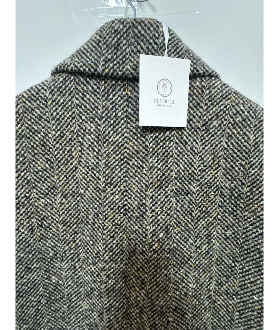 PESERICO Бежевое шерстяное пальто, фото 3
