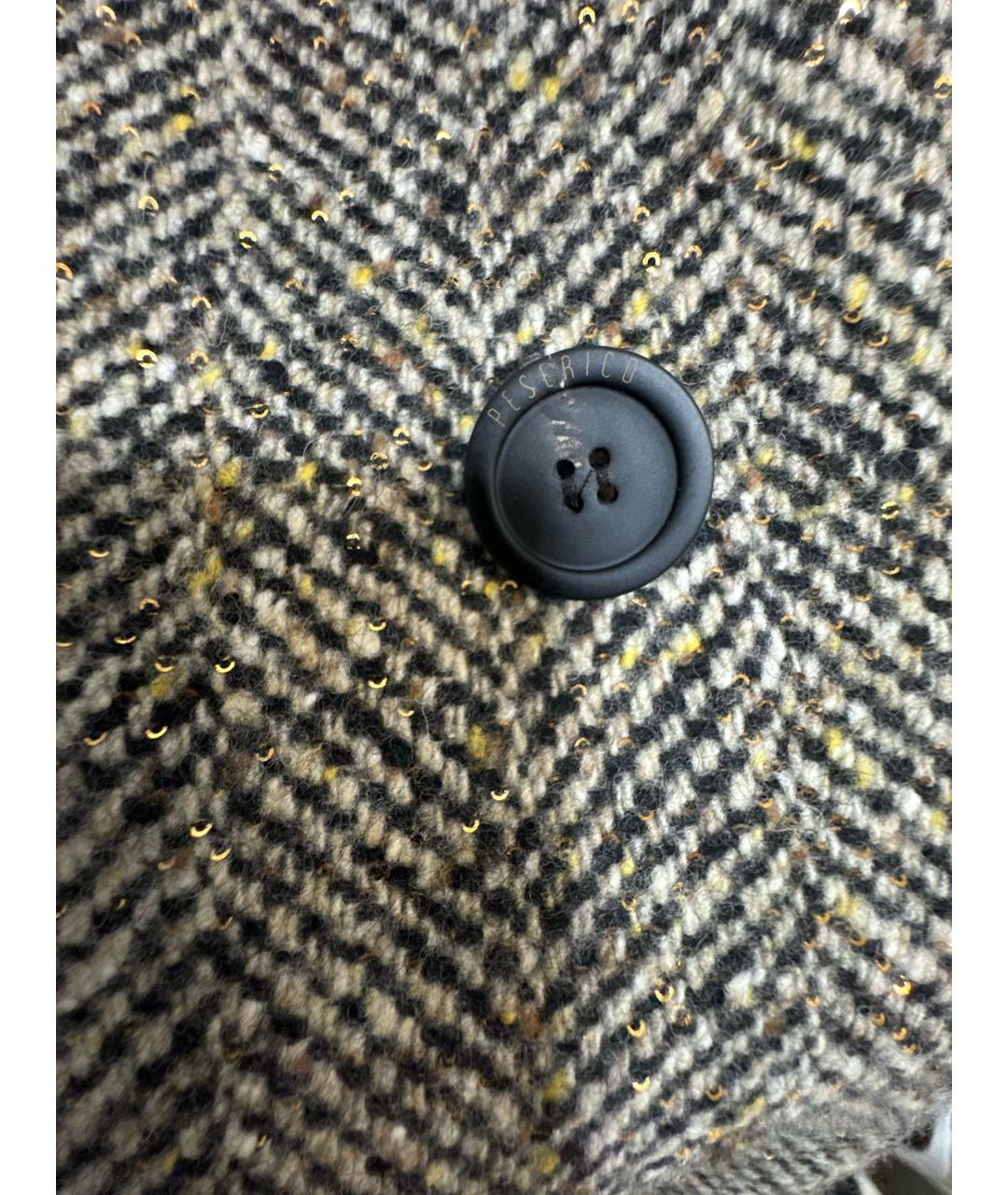 PESERICO Бежевое шерстяное пальто, фото 7