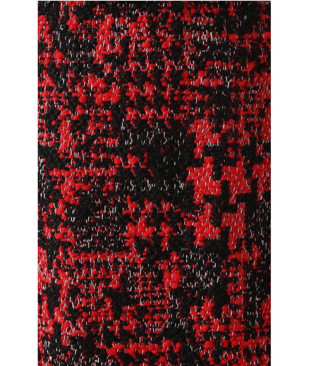 DOLCE&GABBANA Красная шерстяная юбка макси, фото 4