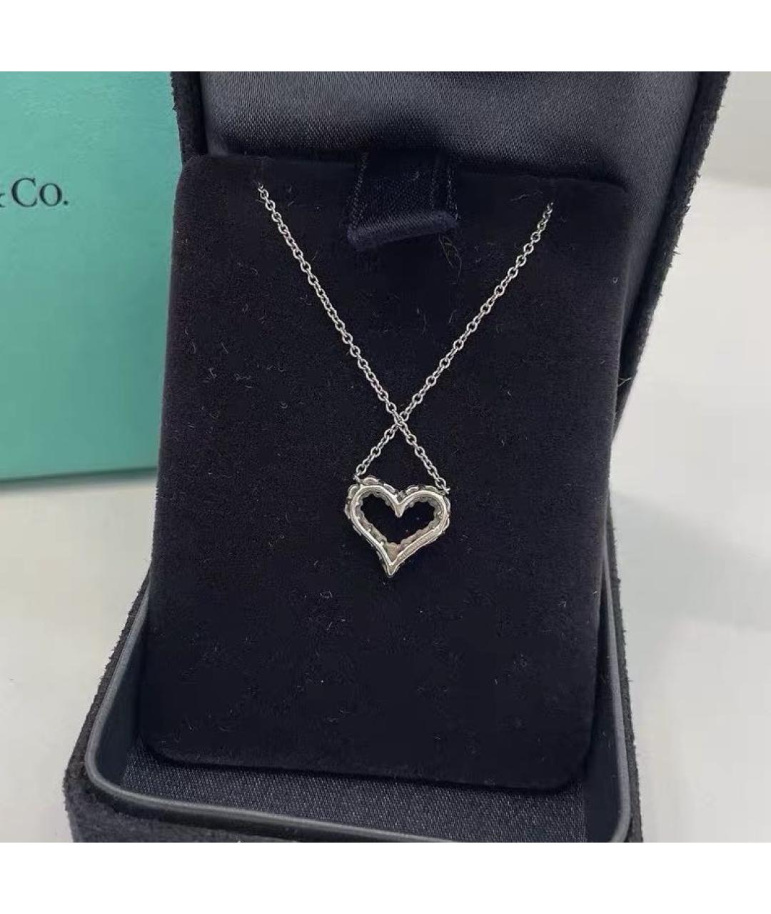 TIFFANY&CO Серебряное платиновое колье, фото 4