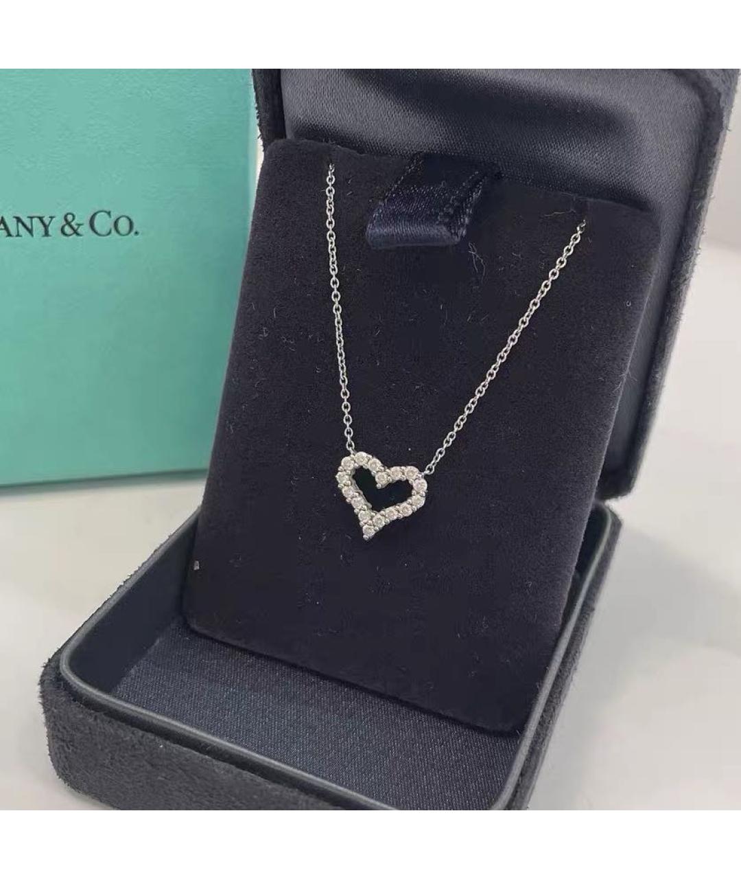 TIFFANY&CO Серебряное платиновое колье, фото 2