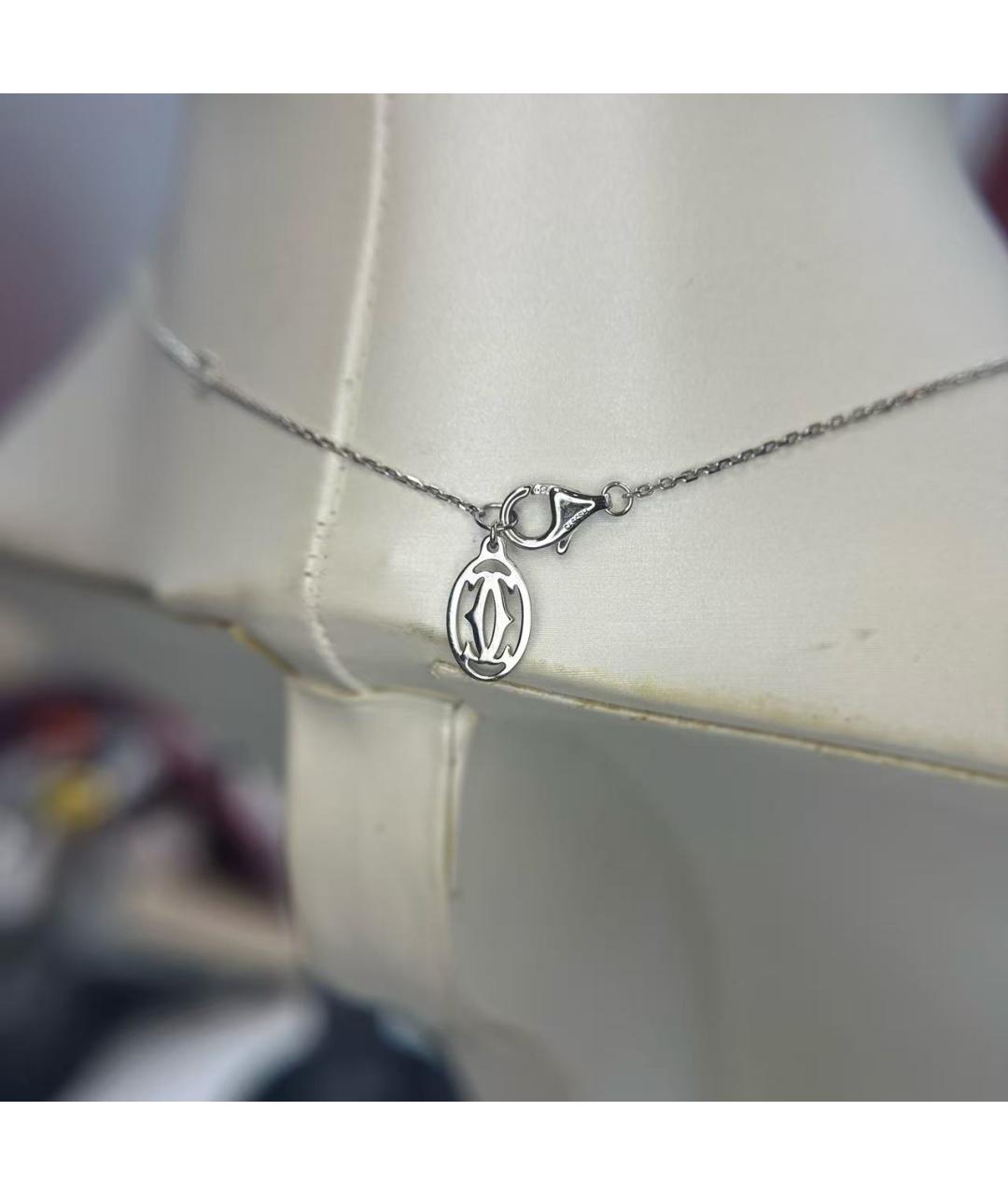 CARTIER Серебряное колье из белого золота, фото 3