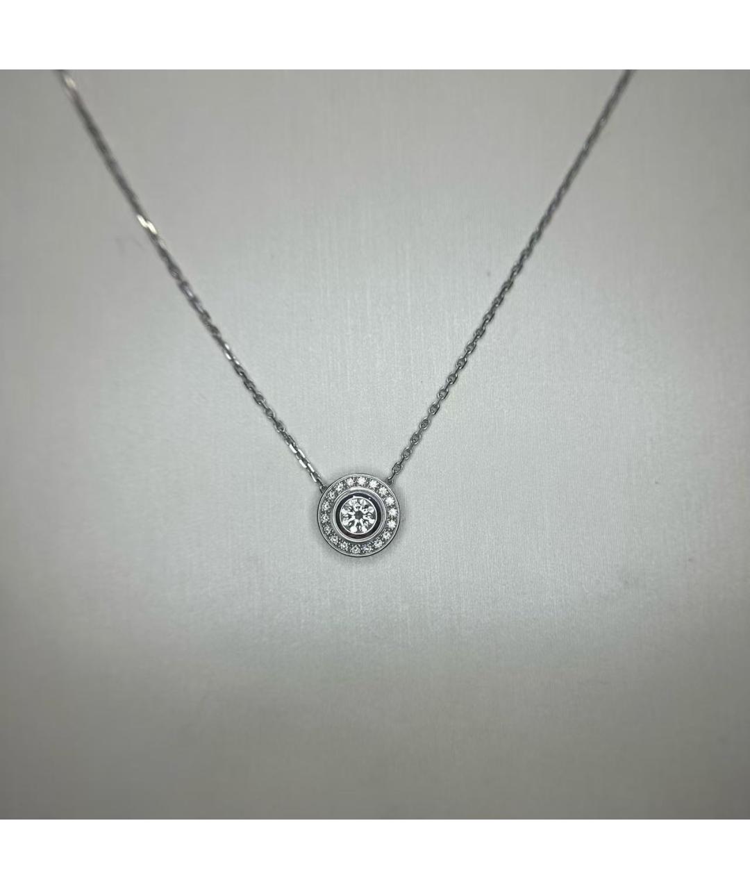 CARTIER Серебряное колье из белого золота, фото 2