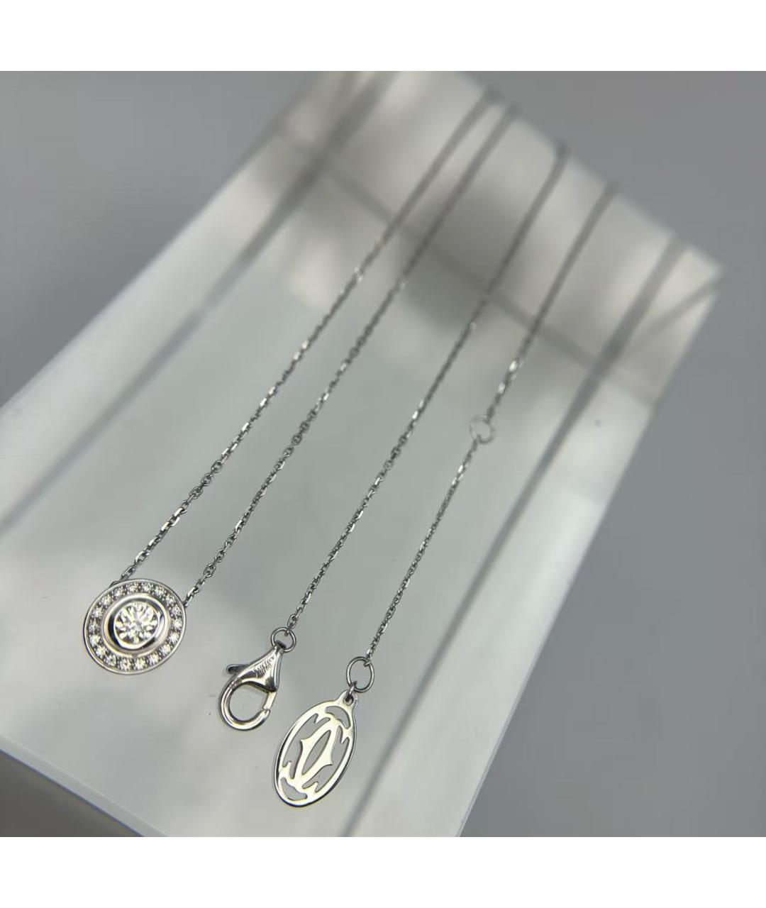 CARTIER Серебряное колье из белого золота, фото 4