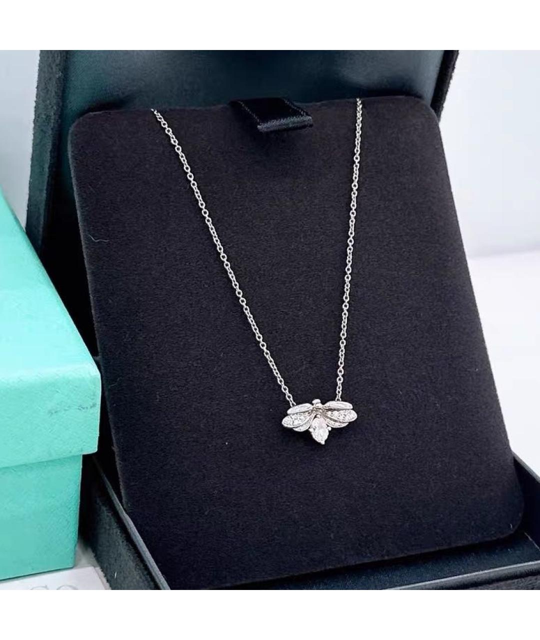 TIFFANY&CO Серебряное платиновое колье, фото 3