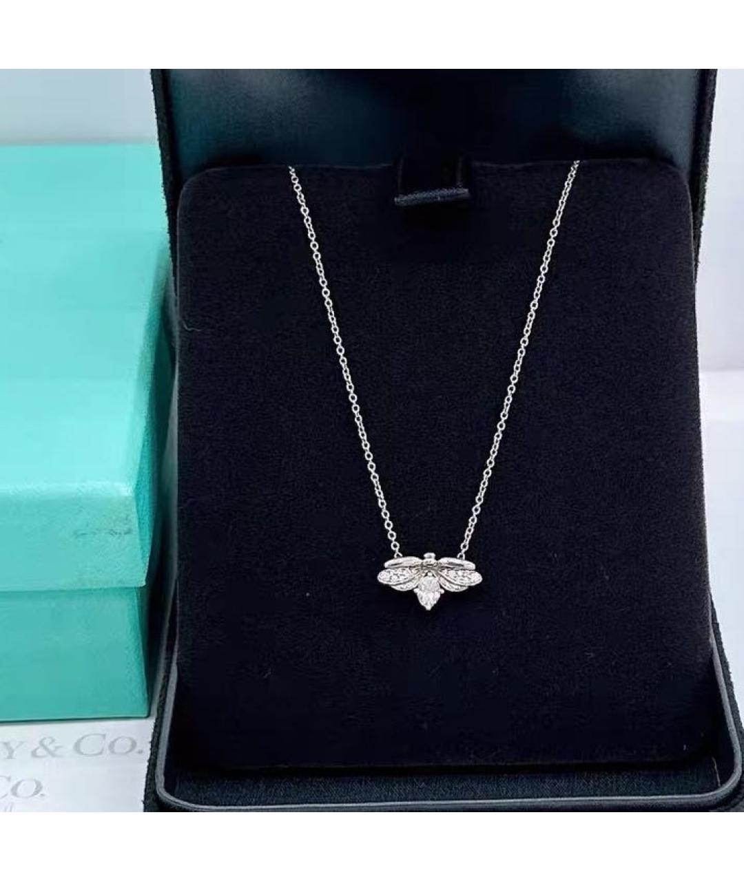 TIFFANY&CO Серебряное платиновое колье, фото 5