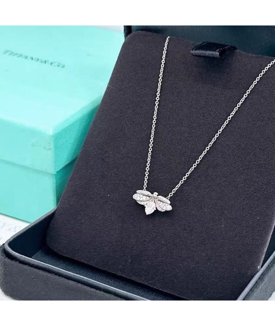 TIFFANY&CO Серебряное платиновое колье, фото 4