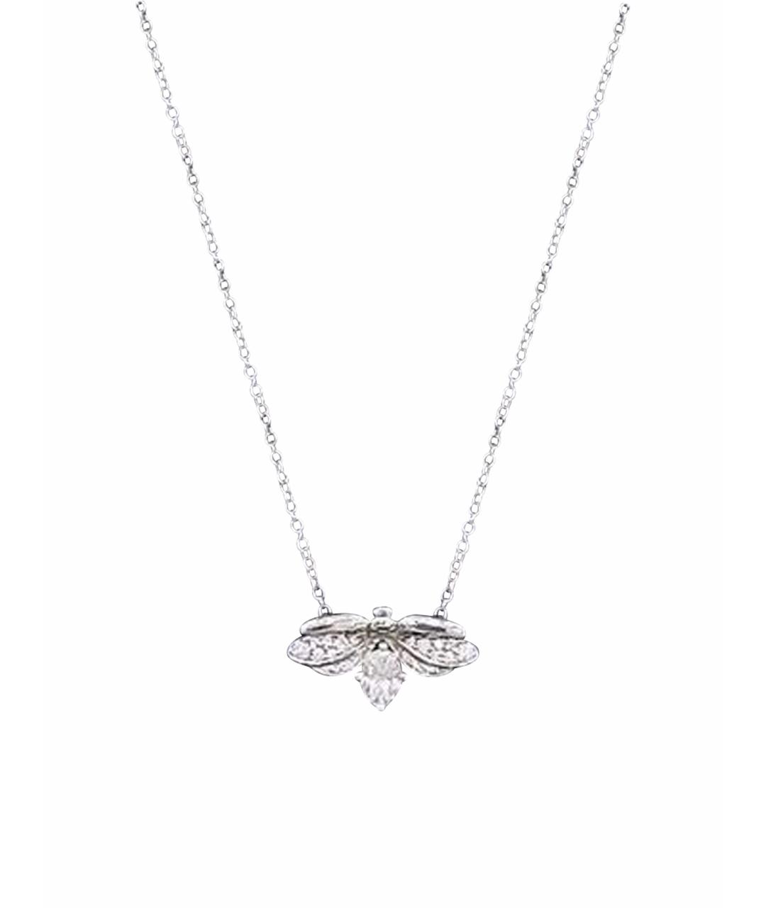 TIFFANY&CO Серебряное платиновое колье, фото 1