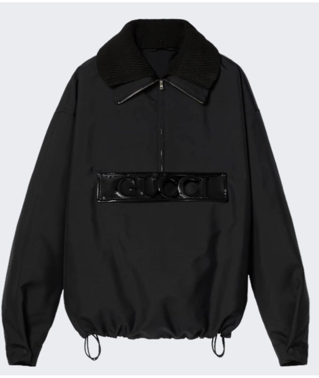 GUCCI Черная полиамидовая куртка, фото 9