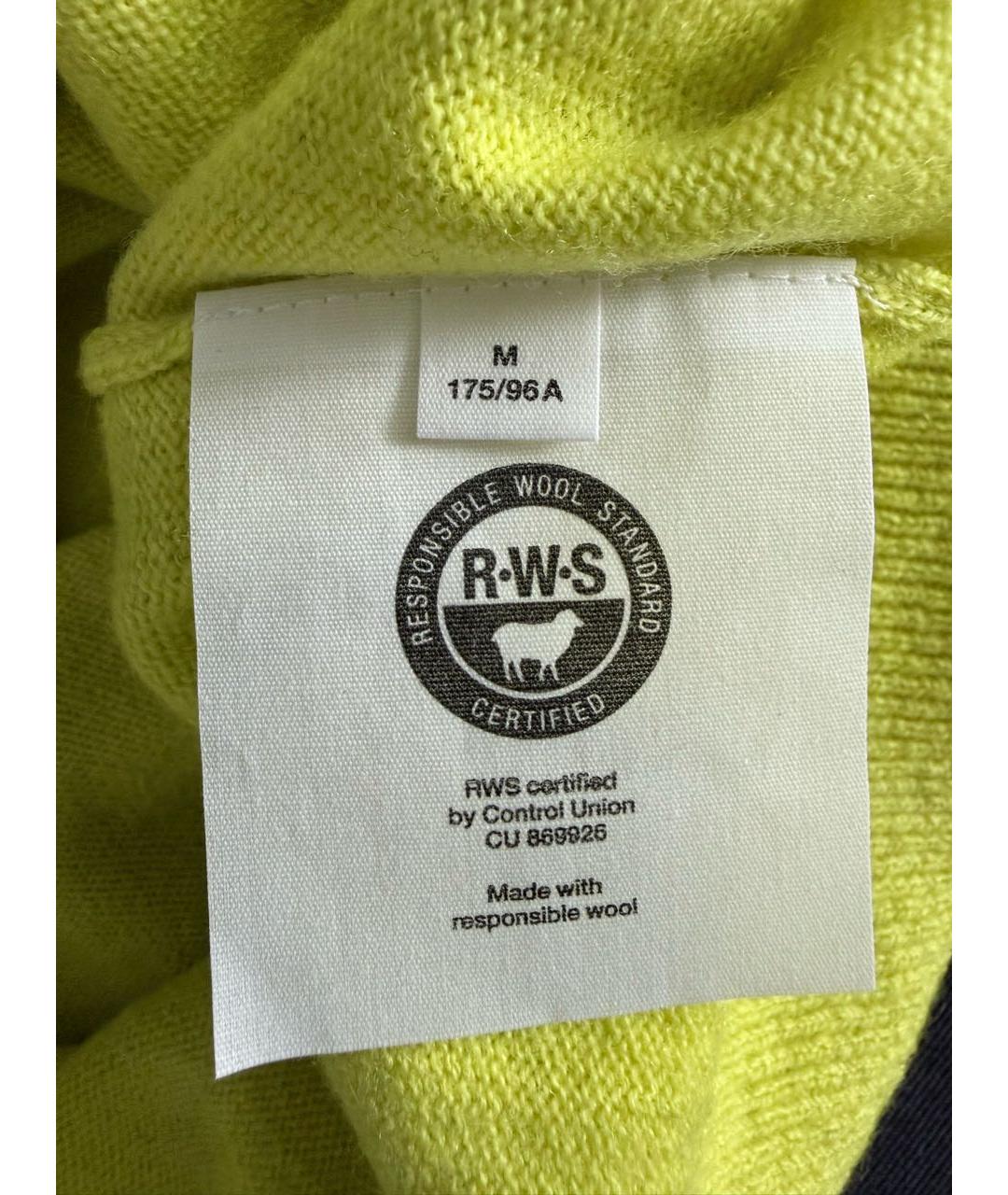 ACNE STUDIOS Желтый шерстяной джемпер / свитер, фото 7