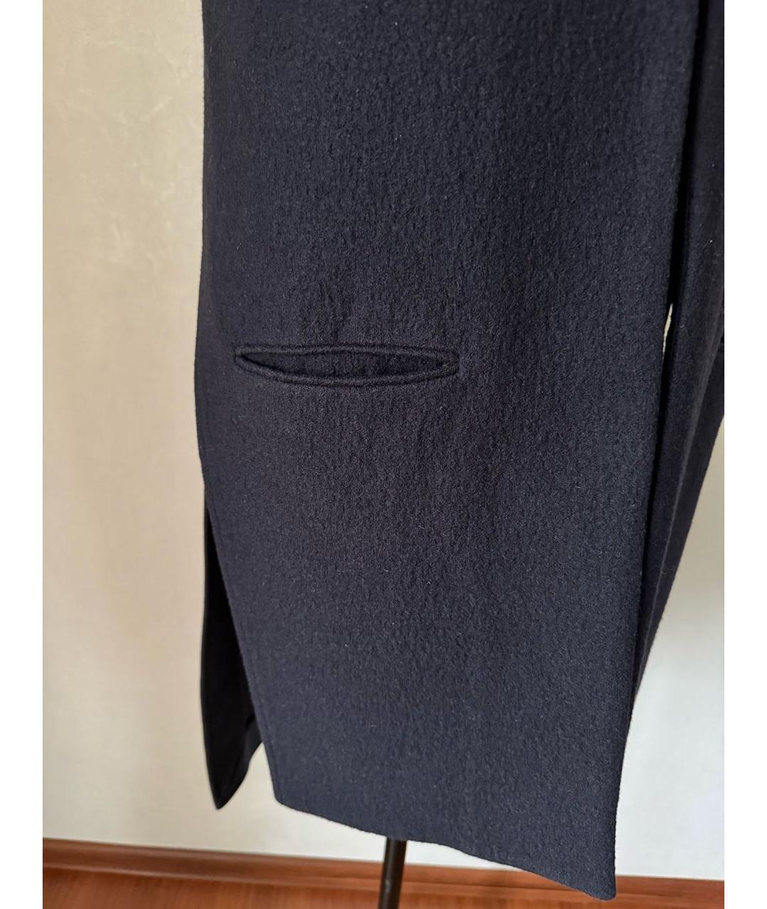 VICTORIA BECKHAM Темно-синий шерстяной жилет, фото 6