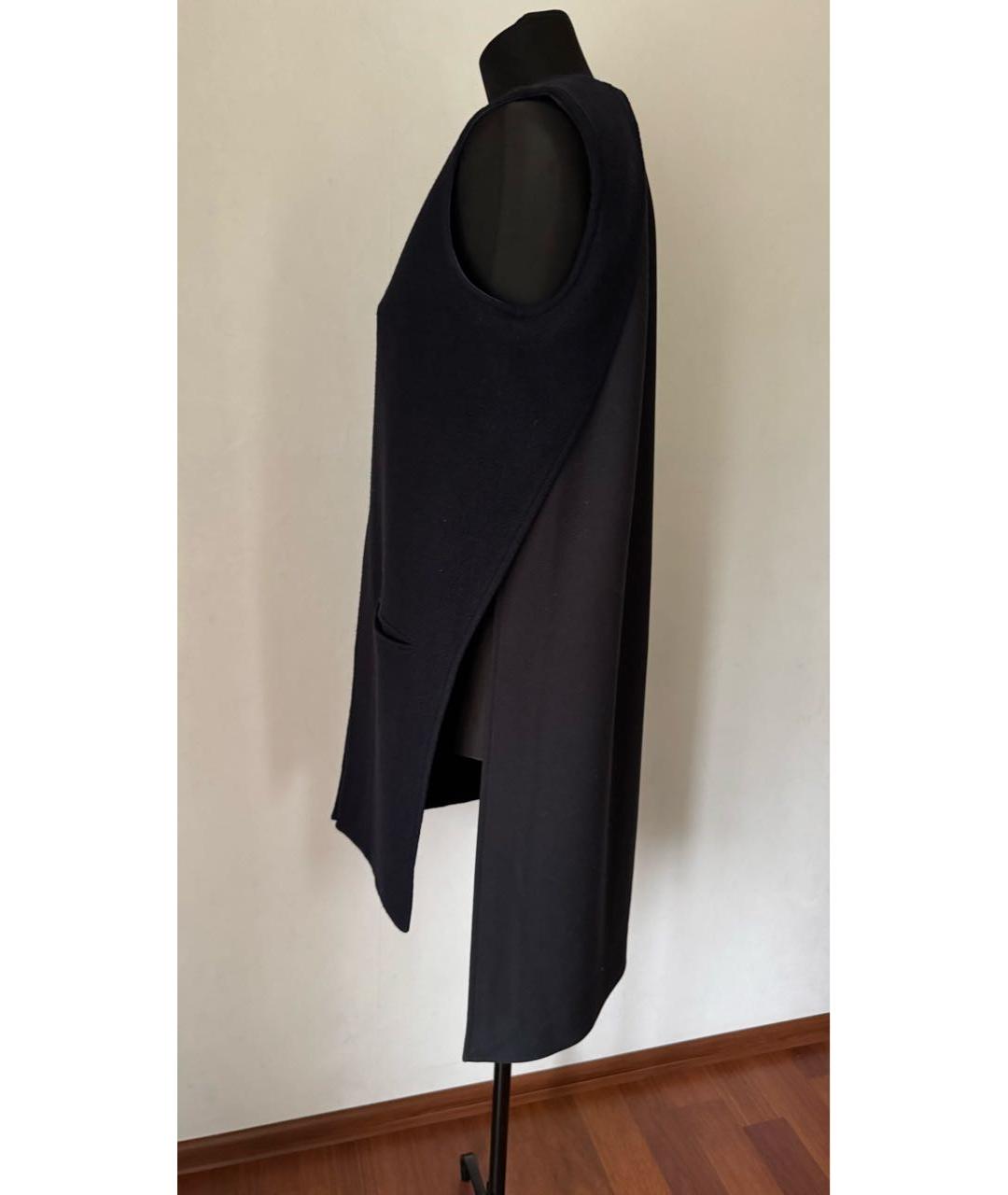 VICTORIA BECKHAM Темно-синий шерстяной жилет, фото 5