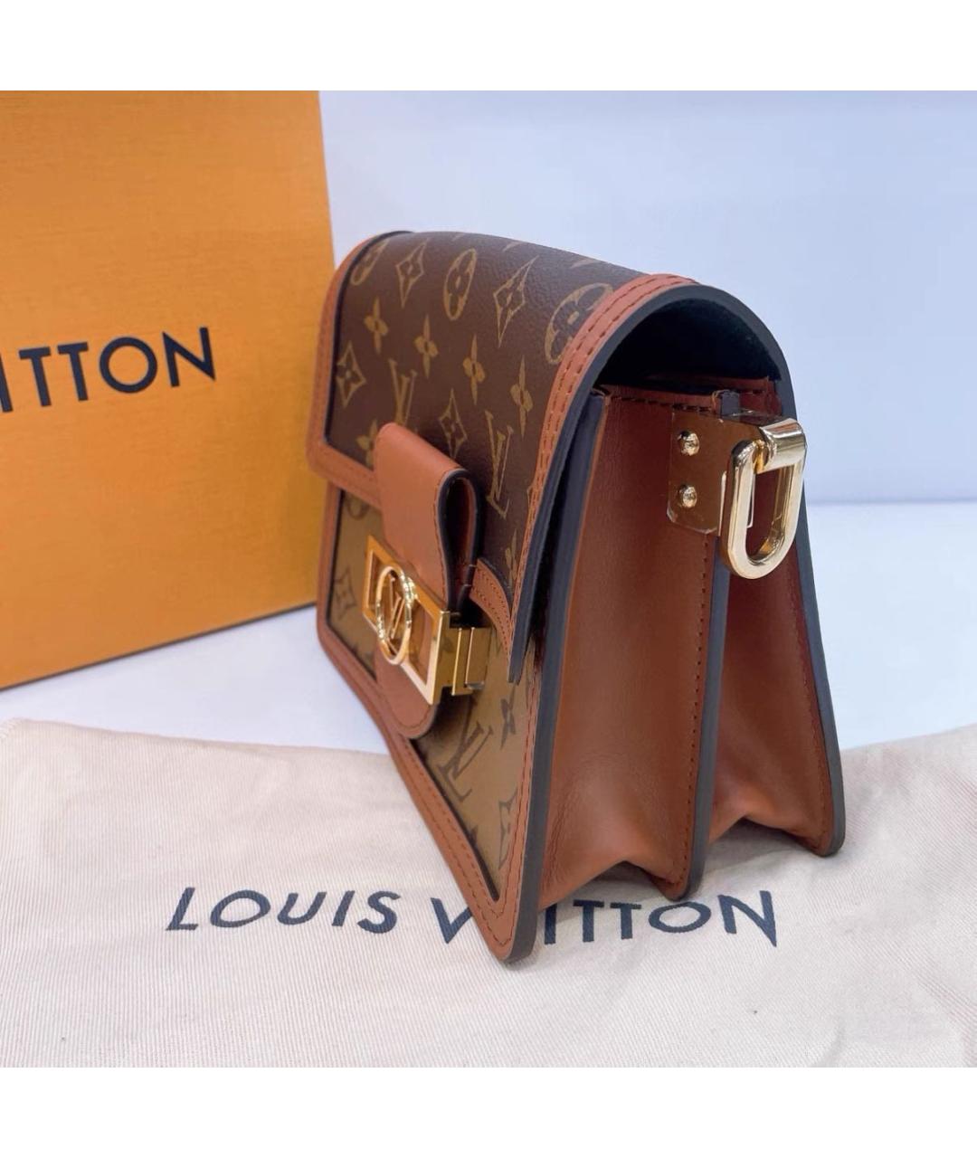 LOUIS VUITTON Коричневая сумка через плечо, фото 3