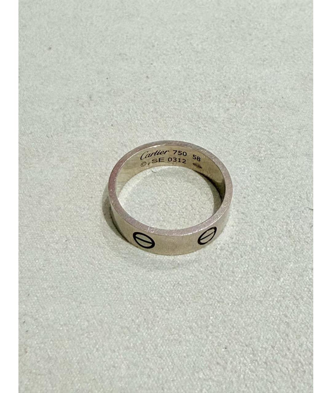 CARTIER Серебряное кольцо из белого золота, фото 4