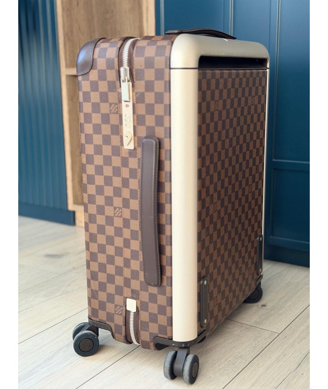 LOUIS VUITTON Коричневый чемодан, фото 2