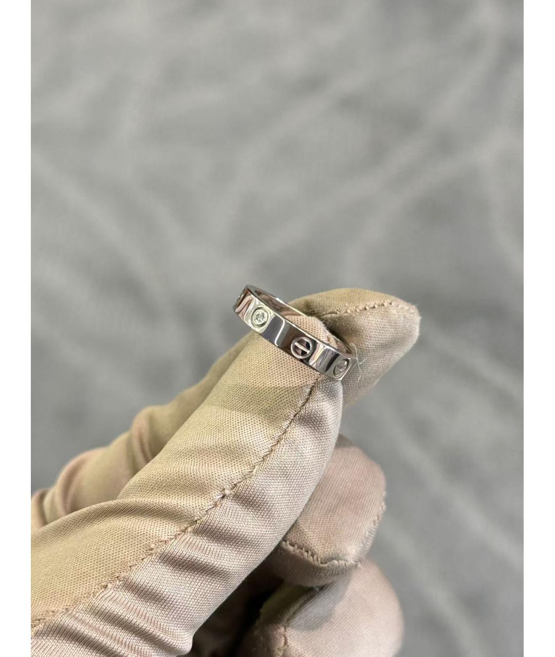 CARTIER Серебряное кольцо из белого золота, фото 4