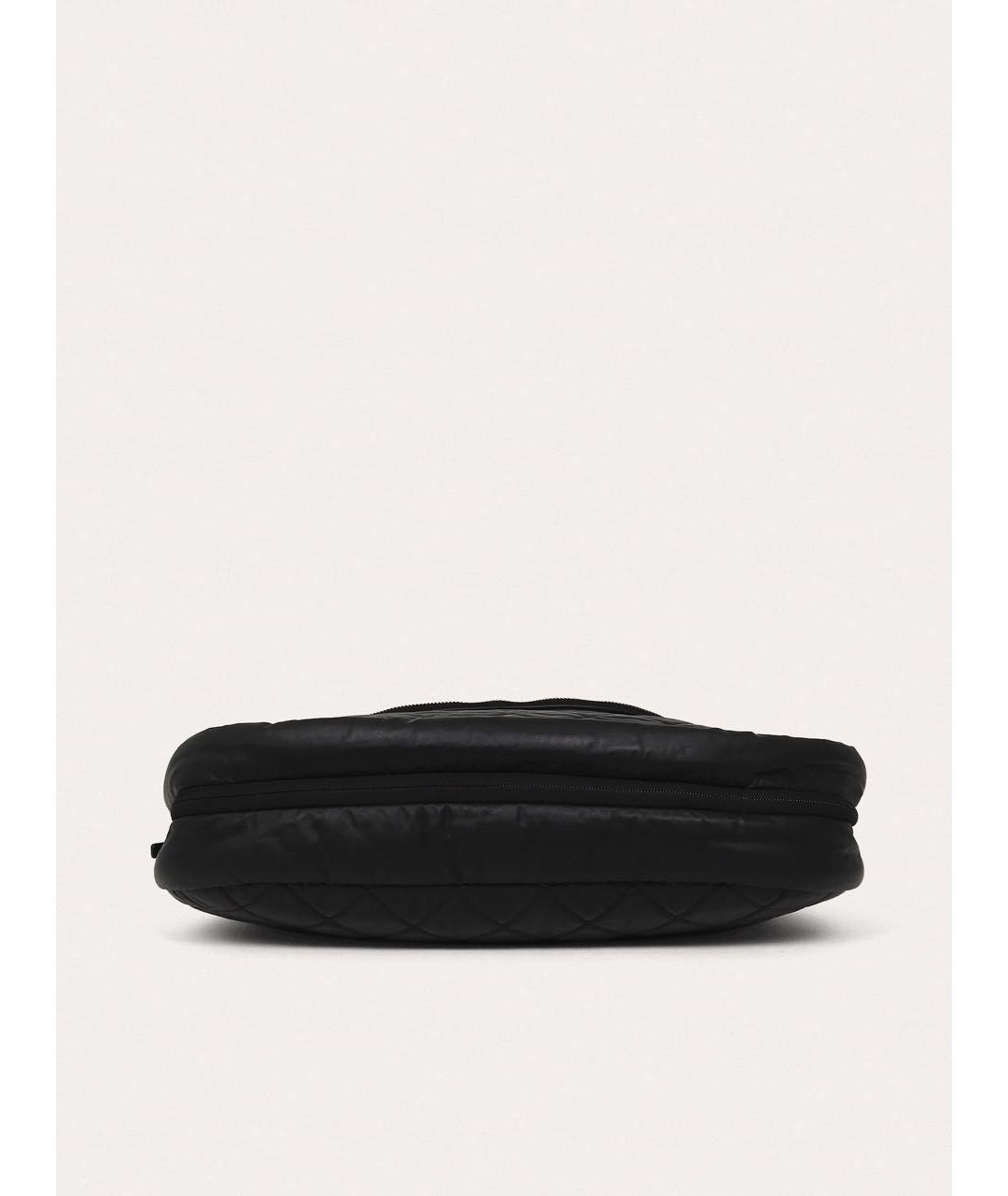 CHANEL Черная кожаная сумка через плечо, фото 5