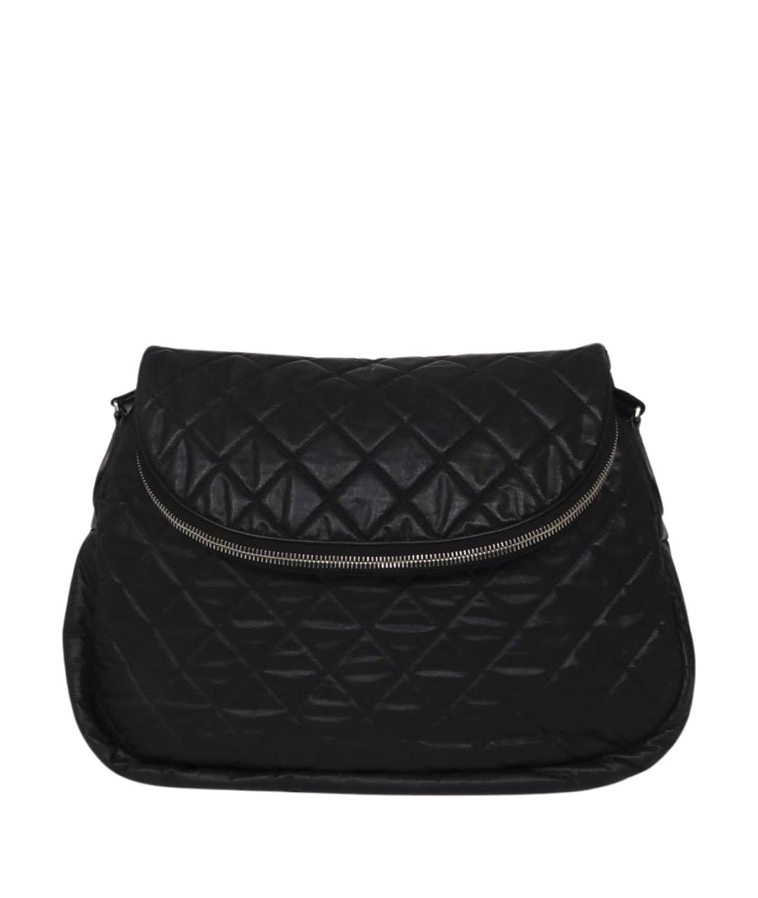 CHANEL Черная кожаная сумка через плечо, фото 1