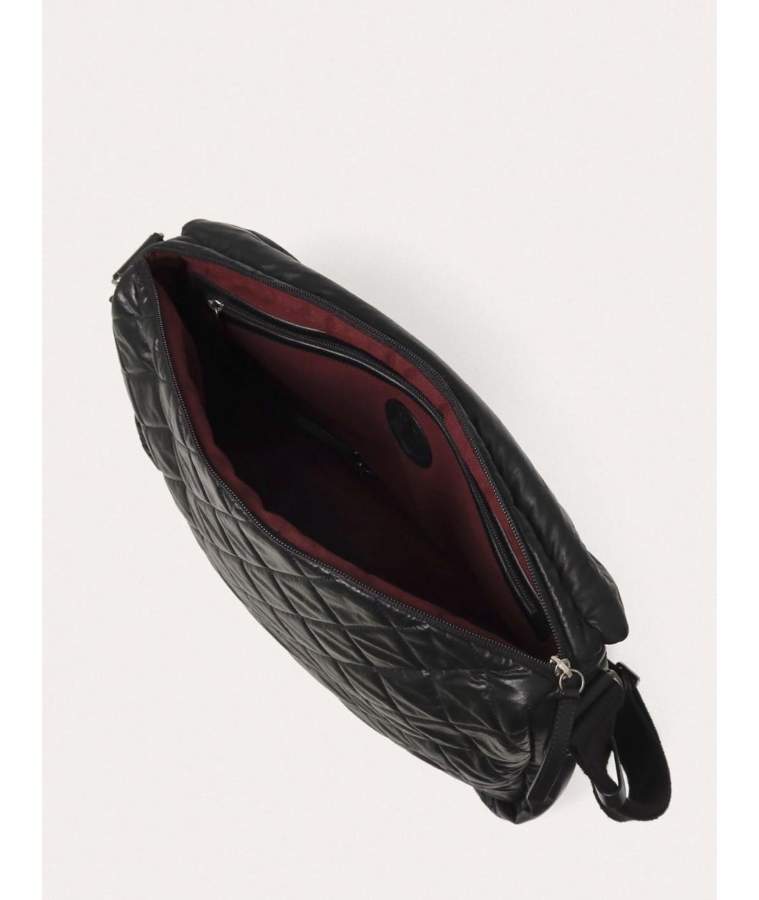 CHANEL Черная кожаная сумка через плечо, фото 4