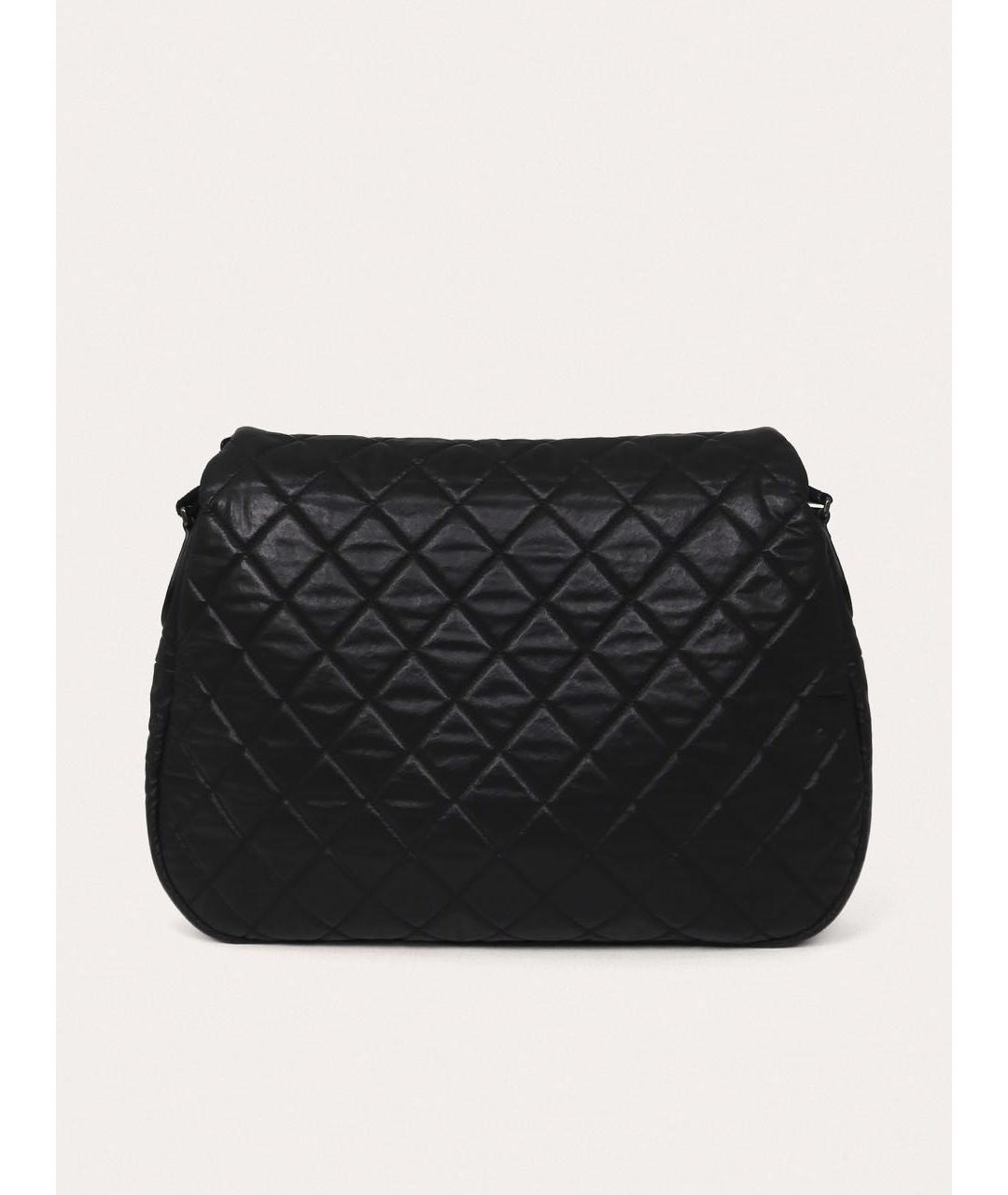 CHANEL Черная кожаная сумка через плечо, фото 3