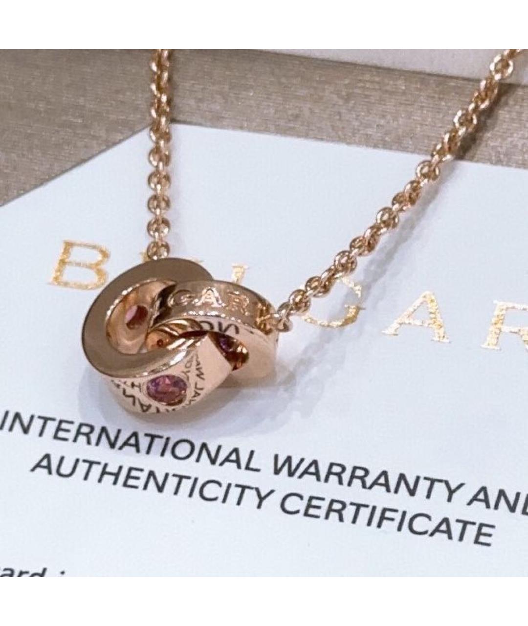 BVLGARI Розовый браслет из розового золота, фото 4