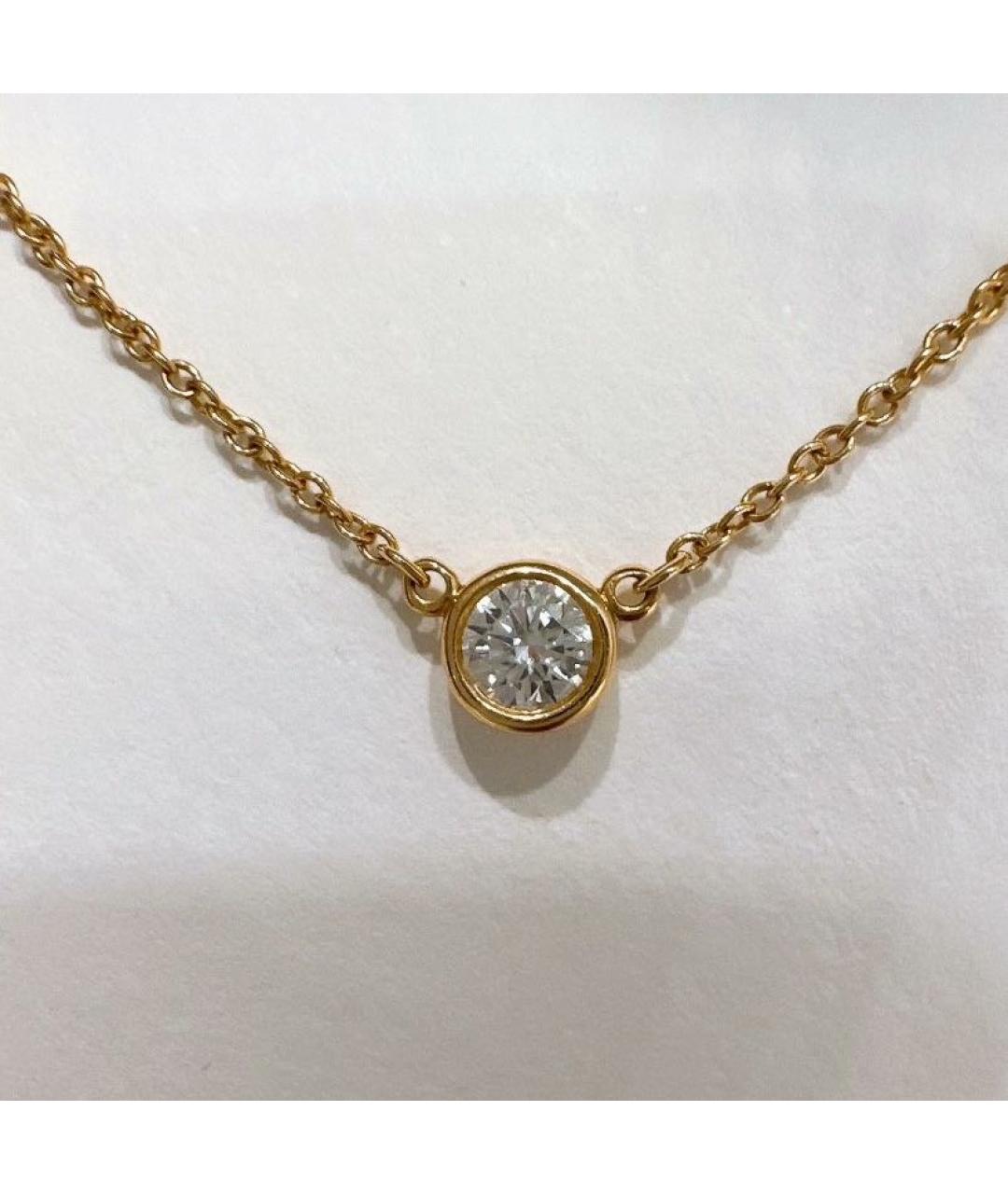 TIFFANY&CO Золотое колье из желтого золота, фото 5