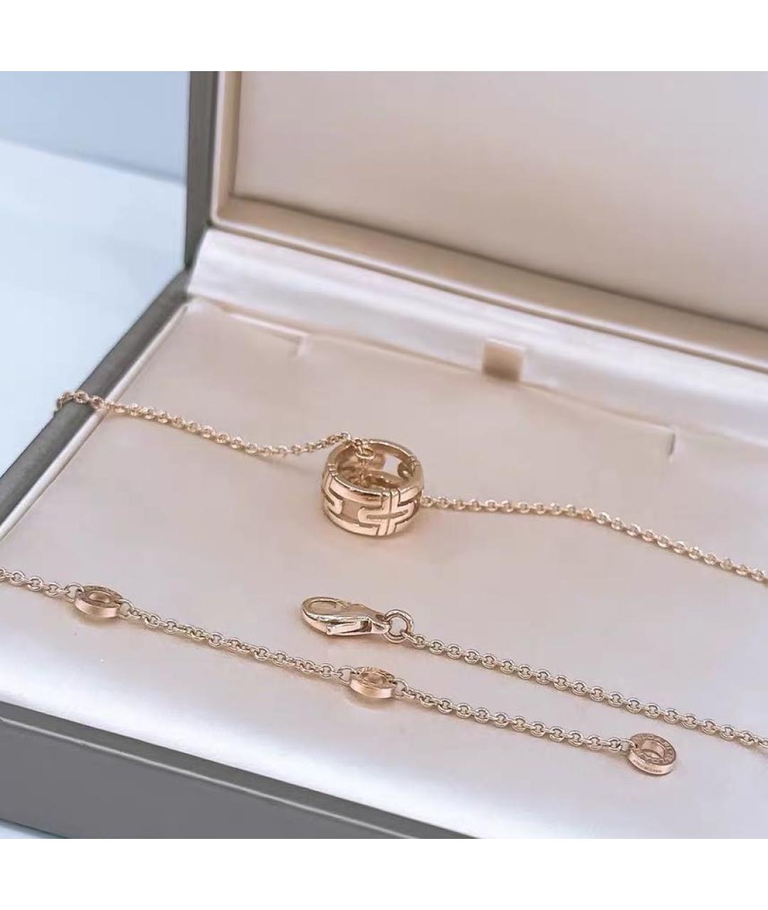 BVLGARI Розовое колье из розового золота, фото 2