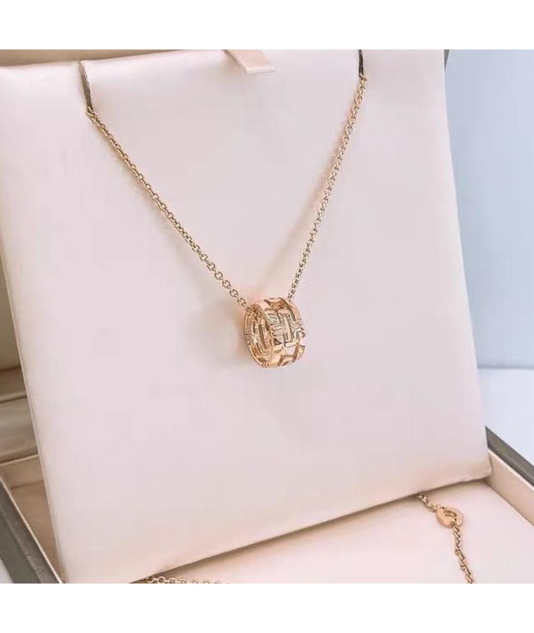 BVLGARI Розовое колье из розового золота, фото 4