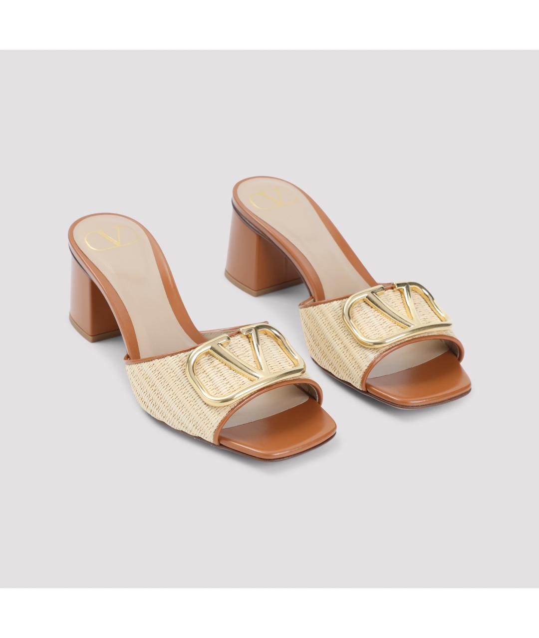 VALENTINO Бежевые мюли, фото 3